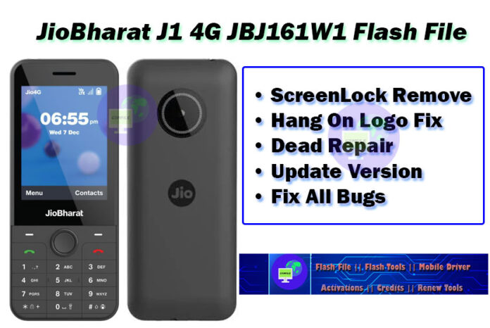 JioBharat J1 JBJ161W1 Hang On Logo Problem Fix ( First Check Hardware ) Restart Problem Fix Remove Screen lock Problem Call Auto Cut Problem Solve Application Bug problem Fix
