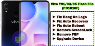 Vivo Y91/93/95 PD1818F Flash File Vivo Y91/93/95 PD1818F Flash file download Fix hang on logo, fix auto recovery, Fix Auto reboot remove screenlock, remove frp, upgrade device