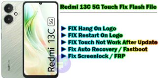 Redmi 13 5G(Air) Touch_Fix_File Redmi 13 5G(Air) Touch_Fix_File